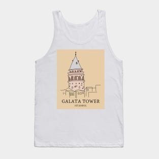 GALATA TOWER ISTANBUL TURKEY Tank Top